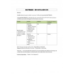 Désinfection Bacterless bidon de 5 Litres NSTBACTERLESSCroque Montagne