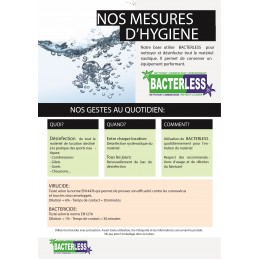 Désinfection Bacterless bidon de 5 Litres NSTBACTERLESSCroque Montagne