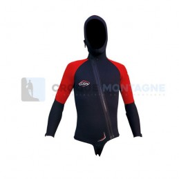 Veste néoprène canyoning rouge et noir Zalama SelandSELANDCroque Montagne