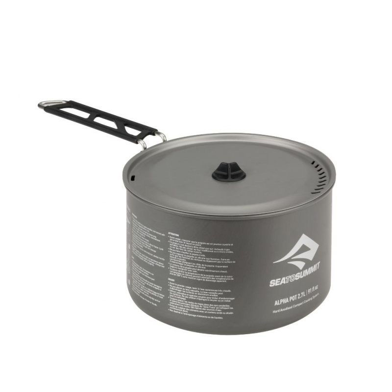 , Casserole Alpha Pot 2.7L avec couvercle Sea to Summit, SEA TO SUMMIT, Croque Montagne