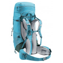 3340223-3249-AircontactLite45plus10SL_lagoon_ivy-D-03, Sac à dos Aircontact Lite 45+10 SL Deuter, DEUTER, Croque Montagne