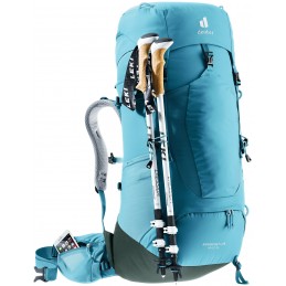3340223-3249-AircontactLite45plus10SL_lagoon_ivy-D-06, Sac à dos Aircontact Lite 45+10 SL Deuter, DEUTER, Croque Montagne