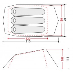 , Tente ultralégère Minima 3 SL Camp, CAMP, Croque Montagne, Tente ultralégère Minima 3 SL Camp, CAMP, Croque Montagne