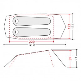 , Tente ultralégère Minima 2 SL Camp, CAMP, Croque Montagne, Tente ultralégère Minima 2 SL Camp, CAMP, Croque Montagne