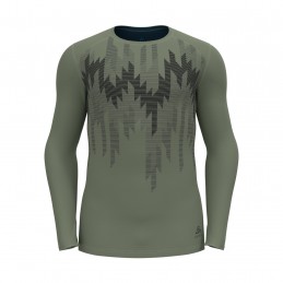 , T-shirt manches longues chaud et technique homme Active Warm Eco Odlo, ODLO, Croque Montagne
