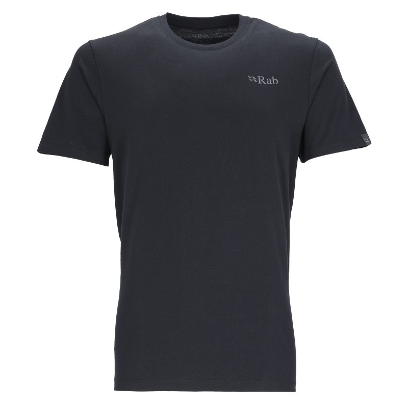 Stance_Mountain_Peak_Tee_Beluga_QCB_66_BEL, Tee Shirt coton Stance Mountain Peak homme Rab, RAB, Croque Montagne