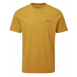 Stance_Mountain_Peak_Tee_Sahara_QCB_66_SAH_Front, Tee Shirt coton Stance Mountain Peak homme Rab, RAB, Croque Montagne