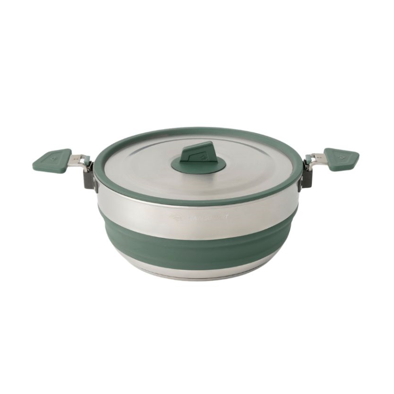 CASSEROLE PLIABLE ACIER 3L SEA TO SUMMIT, Casserole pliable en acier 3L Sea To Summit, SEA TO SUMMIT, Croque Montagne