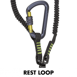 Longe pour Via Ferrata Top Shell Compact Twist Climbing Technology