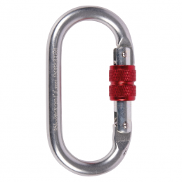 Mousqueton acier Oval Standard Lock 0981E Camp, Mousqueton acier Oval Standard Lock 0981E Camp, CAMP, Croque Montagne
