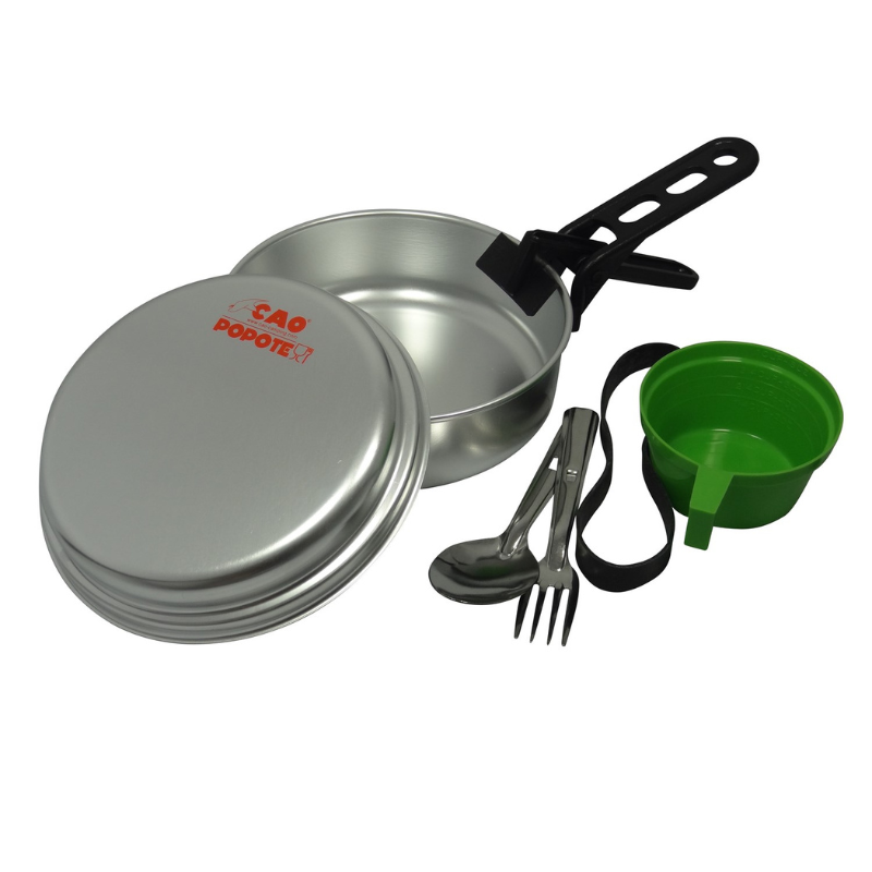 Popote Alu Scout 1 Personnes 1.1L Cao Camping, Popote Alu Scout 1 Personne 1.1L Cao Camping, CAO CAMPING, Croque Montagne