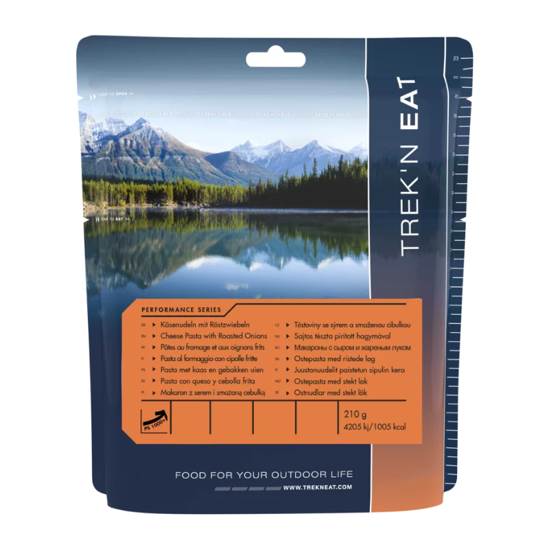 Pates au fromage et aux oignons frits Trek'n eat, Pates au fromage et aux oignons frits Trek'n eat, TREK'N EAT, Croque Montagne