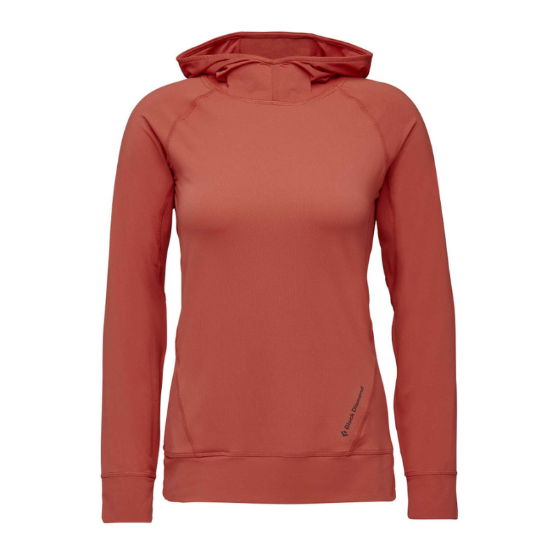 Sweat femme Alpenglow Hoody Black Diamond, Haut à capuche Alpenglow Hoody femme Black Diamond, BLACK DIAMOND, Croque Montagne