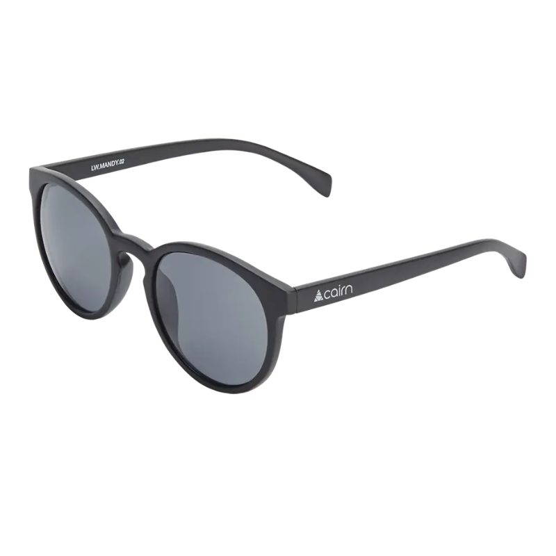 Lunettes de soleil Mandy Mat Black Cairn, Lunettes de soleil Mandy Mat Black femme Cairn, CAIRN, Croque Montagne