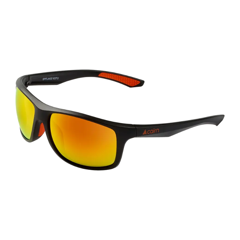 Lunettes de soleil Flake Mat Black Fire Cairn, Lunettes de soleil Flake Mat Black Fire Cairn, CAIRN, Croque Montagne