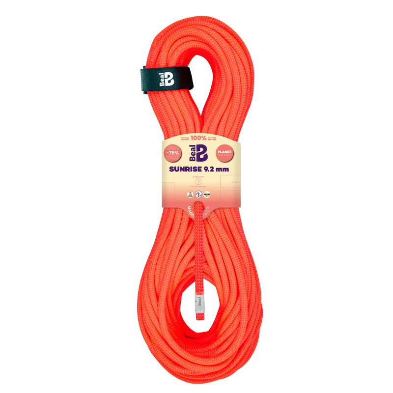 Corde d'escalade Sunrise Unicore 9.2 mm x 80 mètre Béal