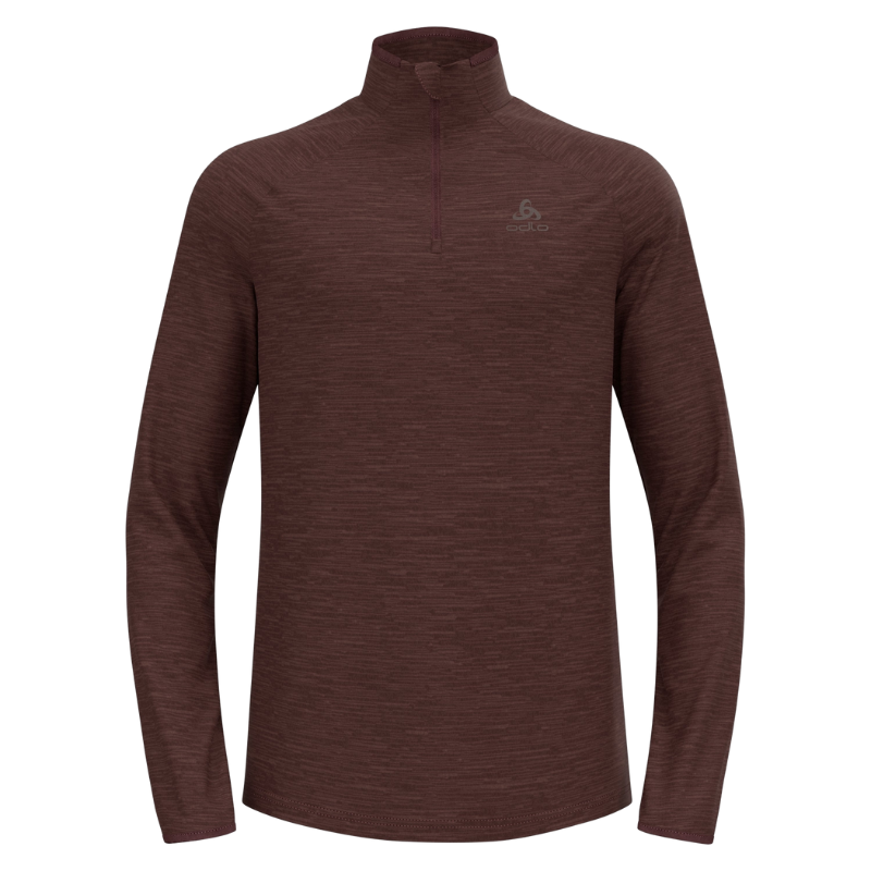 Pull manches longues col zippé 1/2 Run Easy homme Odlo