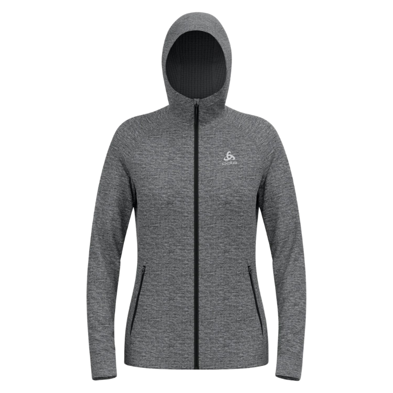 Veste à capuche zip intégral Tencia femme Odlo, Veste à capuche zip intégral Tencia femme Odlo, ODLO, Croque Montagne