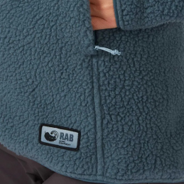 Veste polaire molletonnée femme Rab, Veste polaire molletonnée femme Rab, RAB, Croque Montagne