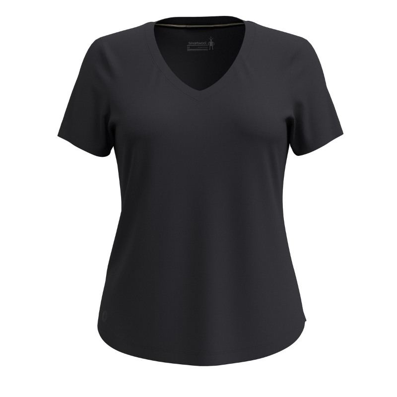 Tee Shirt col V Women Active Ultralite Smartwool, Tee Shirt col V Women Active Ultralite Smartwool, SMARTWOOL, Croque Montagne