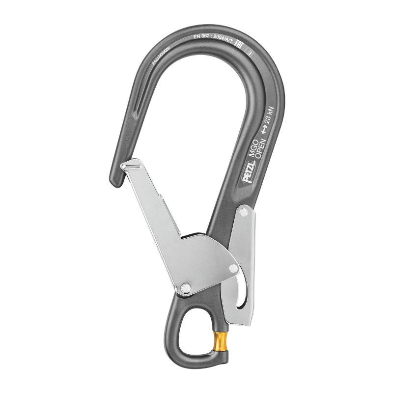 Connecteur MGO Open 60 mm Petzl, Connecteur MGO Open 60 mm Petzl, PETZL, Croque Montagne