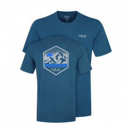 Tee Shirt coton Stance Mountain Peak homme Rab, Tee Shirt coton Stance Mountain Peak homme Rab, RAB, Croque Montagne