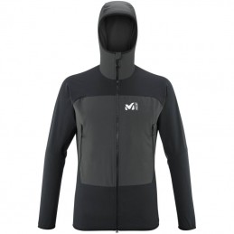 Veste Softshell Fusion XCS Hoodie Homme Millet, Veste Softshell Fusion XCS Hoodie Homme Millet, MILLET, Croque Montagne