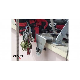 , Jeux de plaques de pont / terrasse / acrotère pour potence et tripodes NiV'R®, NIVR, Croque Montagne