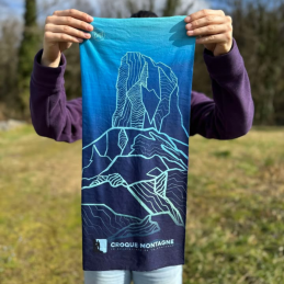 Tour de cou Buff EcoStretch Édition Limitée Montagne du Vercors - Croque Montagne