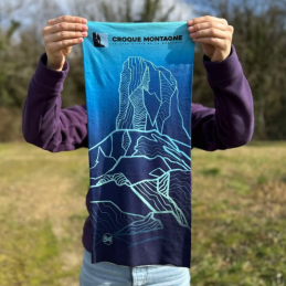 Tour de cou Buff EcoStretch Édition Limitée Montagne du Vercors - Croque Montagne