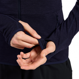 Pull à capuche zippé Ascent femme Odlo, Pull à capuche zippé Ascent femme Odlo, ODLO, Croque Montagne