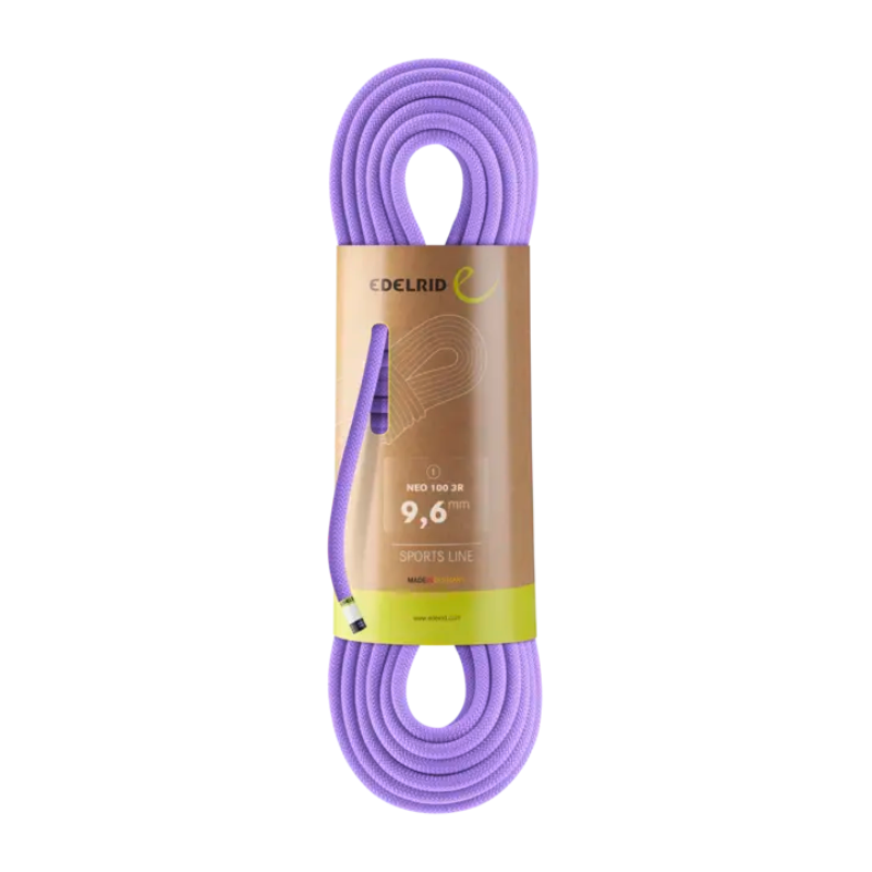 Cordre dynamique Neo 100 3R 9.6 mm Edelrid, Cordre dynamique Neo 100 3R 9.6 mm Edelrid, EDELRID, Croque Montagne
