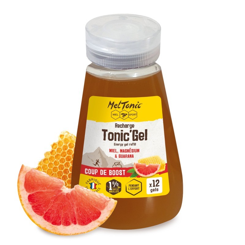 Recharge gel Coup de boost Miel magnésium guarana Meltonic