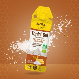 Gel énergétique Salé bio Miel fleur de sel gelée royale Meltonic