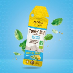 Gel énergétique Coup de frais bio Miel menthe gelée royale Meltonic
