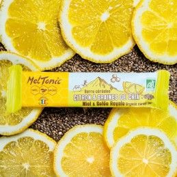 Barre céréales bio Citron et graines de chia Meltonic