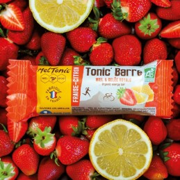 Barre énergétique bio Fraise Citron Meltonic, Barre énergétique bio Fraise Citron Meltonic, Meltonic, Croque Montagne