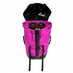 Sac de transport Sherpa à zip 50 + 5 L Fushia Aventure Verticale