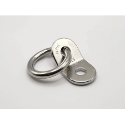 , Plaquette EXP³ inox D10 avec anneau Tebylon, TEBYLON, Croque Montagne