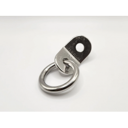 , Plaquette EXP³ inox D10 avec anneau Tebylon, TEBYLON, Croque Montagne