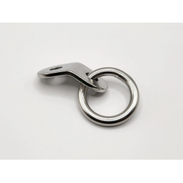 , Plaquette EXP³ inox D10 avec anneau Tebylon, TEBYLON, Croque Montagne