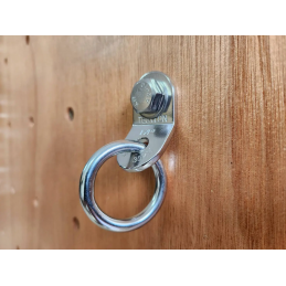 , Plaquette EXP³ inox D10 avec anneau Tebylon, TEBYLON, Croque Montagne