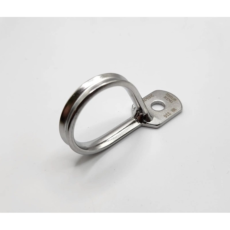 , Plaquette Ring Hanger D8 inox Tebylon, TEBYLON, Croque Montagne