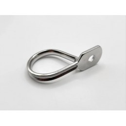 , Plaquette Ring Hanger D8 inox Tebylon, TEBYLON, Croque Montagne