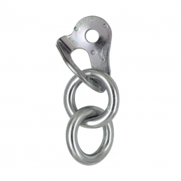 , Plaquette Fixe1 + 2 anneaux acier ecotri D10 Fixe, FIXE, Croque Montagne