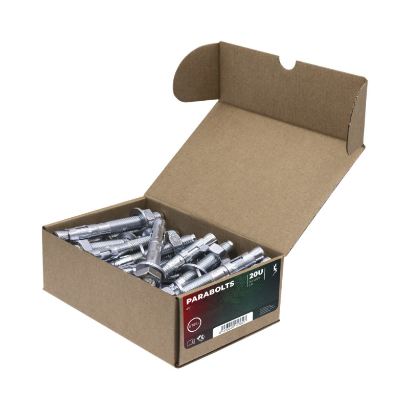 20 Goujons à expansion acier zingué M12x90mm Fixe, 20 Goujons à expansion acier zingué M12x90mm Fixe, FIXE, Croque Montagne