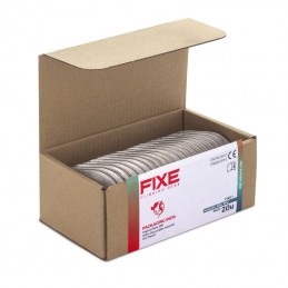 20 plaquettes Fixe 1 inox 12 mm Fixe, 20 plaquettes Fixe 1 inox 12 mm Fixe, FIXE, Croque Montagne