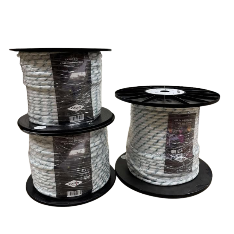 Corde semi statique Explo 8.5 mm longueur variable