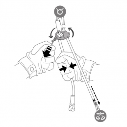 Longe double Dual Connect Adjust Petzl, Longe double Dual Connect Adjust Petzl, PETZL, Croque Montagne