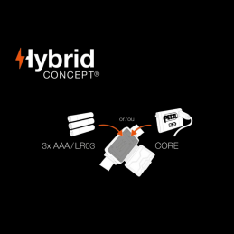 Lampe frontale Actik 450 lumens E063AB Petzl, Lampe frontale Actik 450 lumens E063AB Petzl, PETZL, Croque Montagne